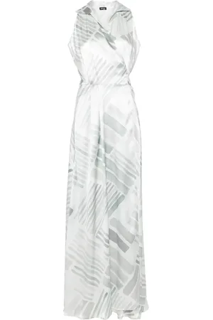Kiton Abstract-print maxi dress