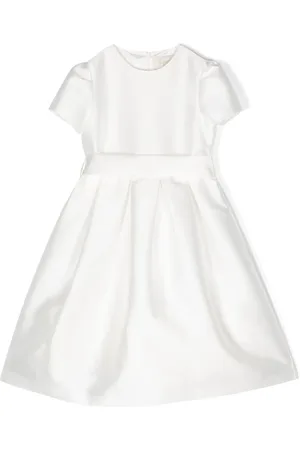 Il gufo Bow-detail short-sleeved dress