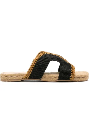 Castaner Pura lurex flat sandals