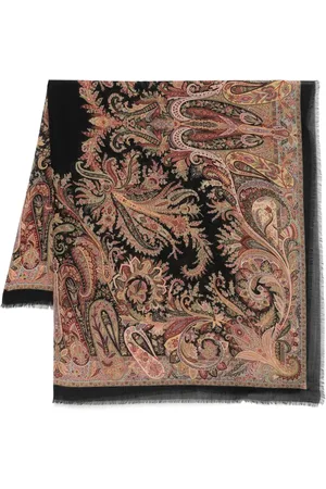 Etro Paisley-print cashmere scarf