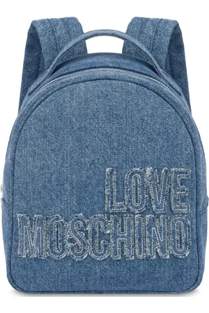 Moschino Logo-appliqué backpack