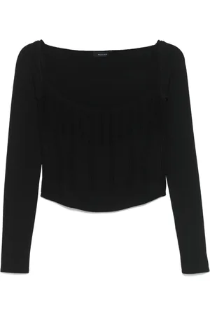 MUGLER Boning-detail sweater