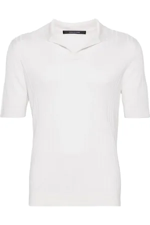 TAGLIATORE Pavel silk polo shirt