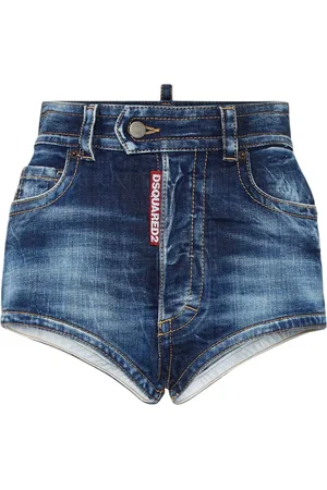 Dsquared2 Washed denim shorts
