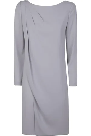 Emporio Armani Panel-detail cady-texture mini dress
