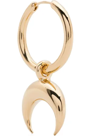Marine Serre Moon hoop earrings
