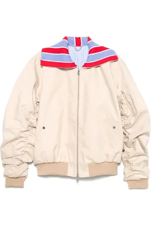 Charles Jeffrey Loverboy Contrasting-collar bomber jacket