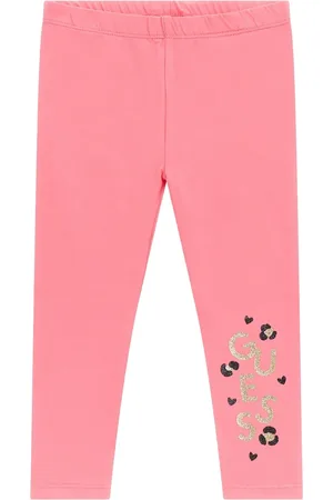 Guess Glitter logo-print leggings