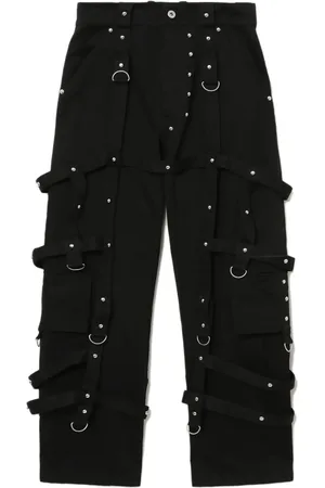 We11 Done Studded cargo trousers