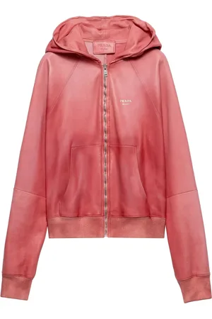 Prada Hooded leather jacket