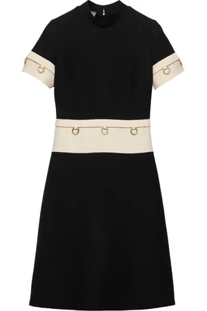Prada Ring-detail midi dress