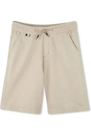 HUGO BOSS Logo-embroidered bermuda shorts