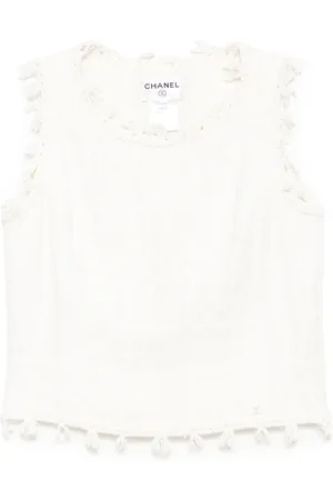 CHANEL 2005 tweed tank top