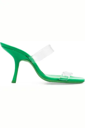 By Far Clara 100mm square-toe sandals