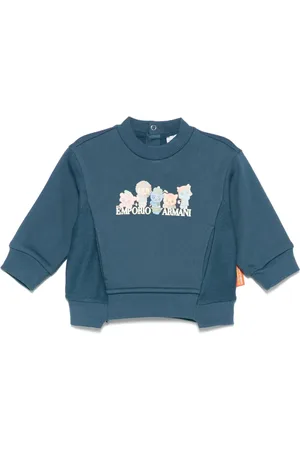 Emporio Armani Appliqué-detail sweatshirt