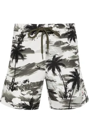 Moncler Logo-patch swim shorts