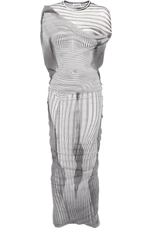 Jean Paul Gaultier The Long Draped Body Morphing maxi dress