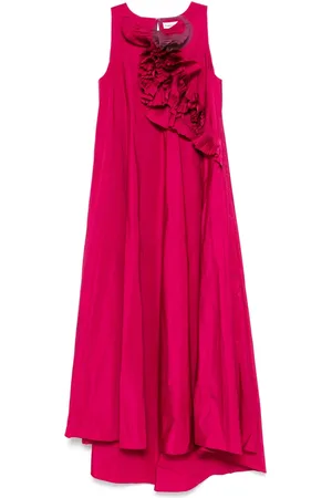 P.A.R.O.S.H. Ruffled-detail maxi dress