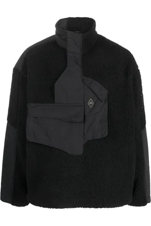 A-cold-wall* Bonded Axis panelled fleece jacket