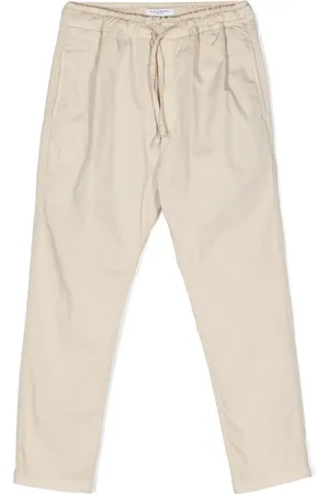 Paolo Pecora Drawstring-waist straight-leg chinos