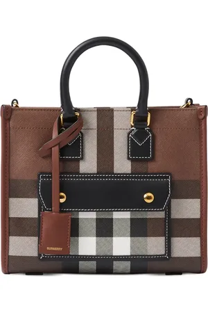 Burberry Mini check Freya tote bag