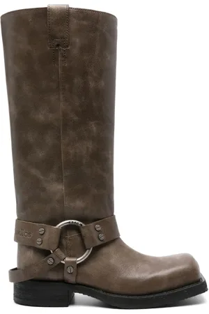 Acne Studios Buckle leather boots