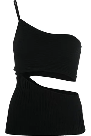 ANDREADAMO One-shoulder cut-out top