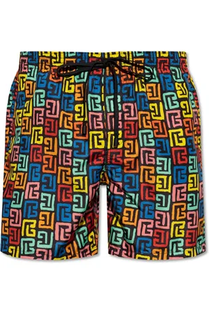 Balmain Monogram-print swim shorts