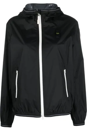 Blauer Logo-patch bomber jacket