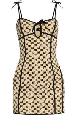 MISBHV Monogram-print mini dress
