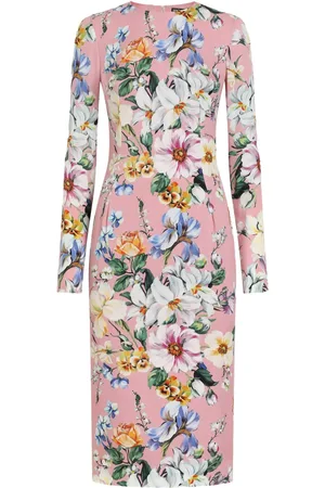 Dolce & Gabbana Floral-print midi dress