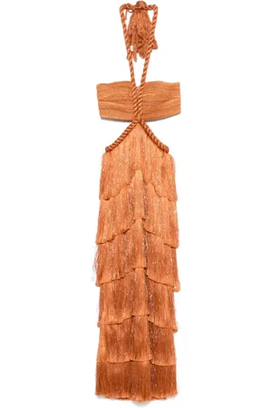 PATBO Fringed maxi dress