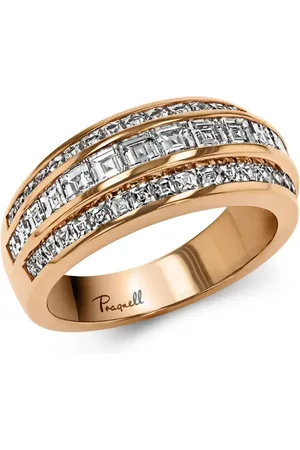 Pragnell 18kt rose gold Manhattan diamond ring