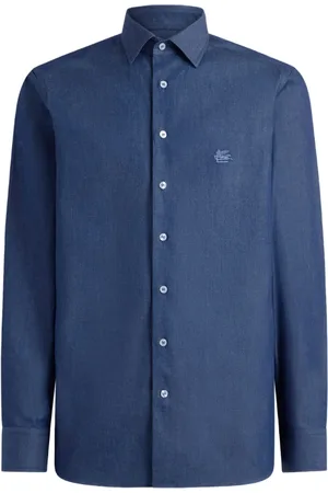 Etro Pegaso chambray shirt