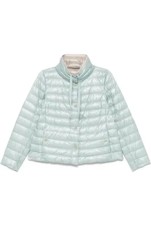 HERNO Drawstring-neck quilted jacket