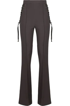 Elisabetta Franchi Cr??pe flared trousers