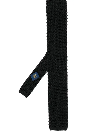 Ralph Lauren Solid knit silk neck tie