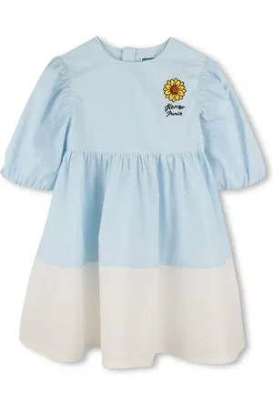 Kenzo Sunflower-appliquéd dress