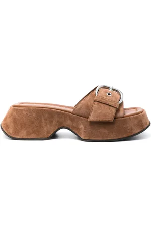 vic matiè Flatform suede sandals