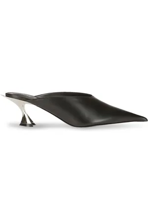 MUGLER Fang 55mm pointed-toe mules