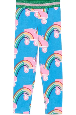 Stella McCartney Rollerskate Rainbow-print leggings