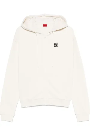 HUGO BOSS Zip-up cotton hoodie