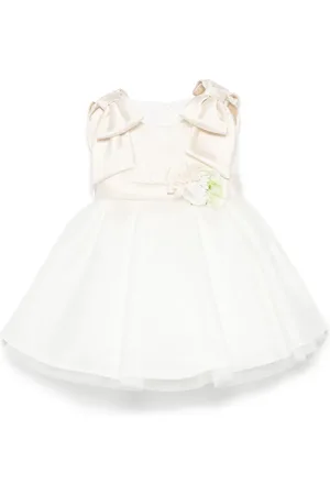 COLORICHIARI Floral-appliqué dress