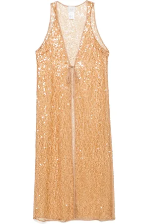 ALYSI Sequin-embellished gilet