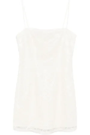 ROTATE Beaded mini dress