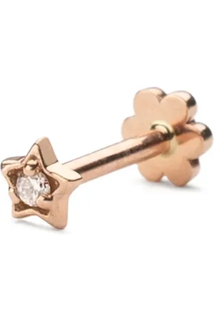 Maria Tash 18kt rose gold Solitaire Star single earring