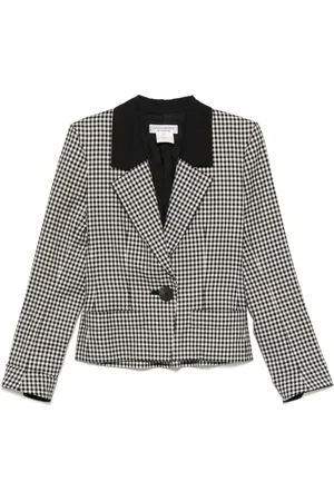 Saint Laurent Circa 1991 checked jacket