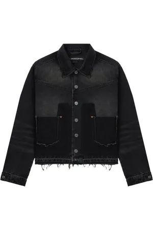 Andersson Bell Unfinished-effect denim jacket