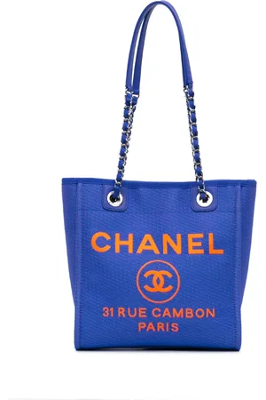CHANEL 2021 Mini Canvas Deauville tote bag