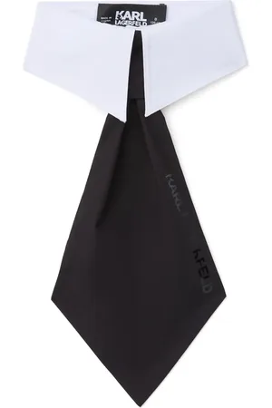 Karl Lagerfeld Logo-print collar and tie